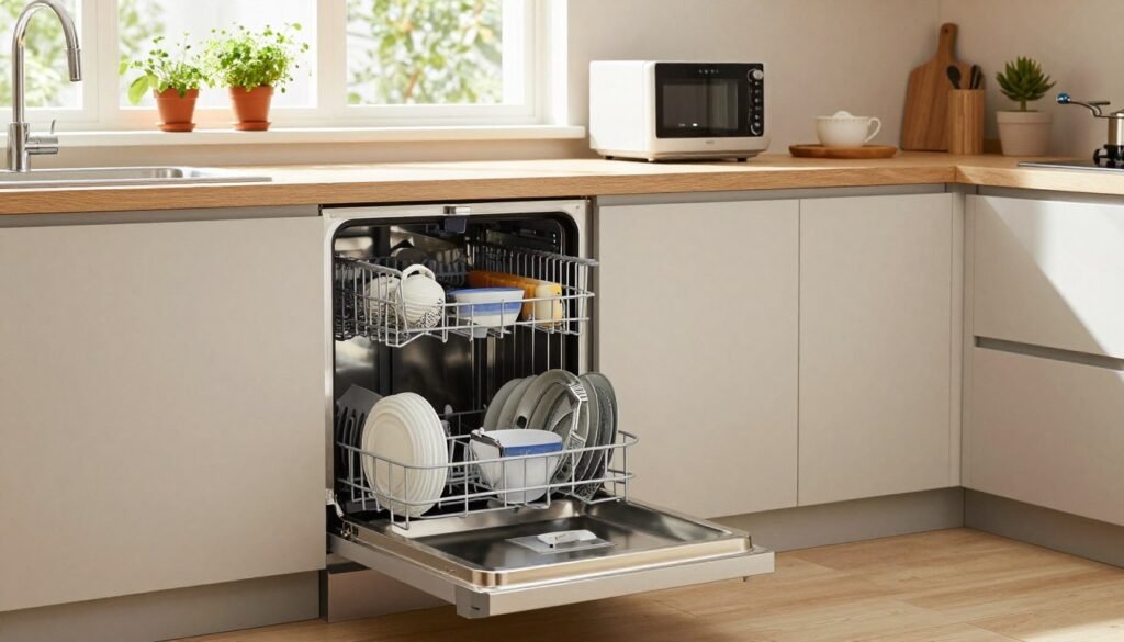 economia de água com lava-louças 8 serviços